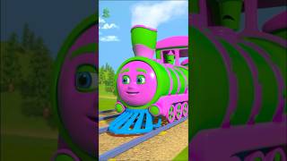 Wheels on the Train shorts nurseryrhymes babysongs littletreehouse youtubekids traincartoon [upl. by Euqnom]