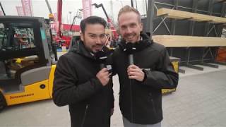 Jungheinrich Elektrostapler EFG live  bauma [upl. by Yellas477]