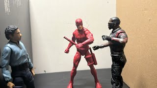 Daredevil hallway fight StopMotion [upl. by Yendis]