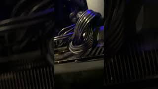 Loud coil whine on rx6800xt 😭rip funny pc loud computer [upl. by Daryn]