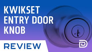 Kwikset Keyed Entry Door Knob With Smartkey Installation Review [upl. by Assennej]