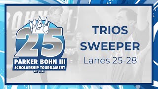 Lanes 2528  Trios Sweeper  Parker Bohn III Scholarship Tournament [upl. by Kere]