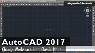 AutoCAD 2017 Classic Workspace Manual Settings [upl. by Emsmus456]