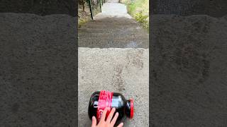 Rolling glass bottle on down stairs😱🔥 asmr [upl. by Lettig500]