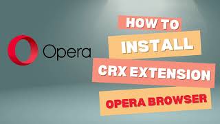 Unable to install crx file in chrome Try opera browser [upl. by Latia84]