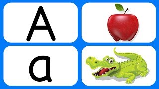 Learn A B C D  A for Apple  ABCD Song  A to Z Alphabet Learning  ABCD Poem  Cartoon Video [upl. by Yelrehs]