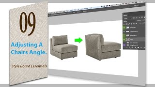 Lesson 9 Adjusting A Chairs Angle style board essentials in Photoshop [upl. by Waterer]