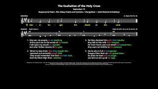 The Exaltation of the Holy Cross Responsorial Psalm Abbey  Meinrad [upl. by Syverson]