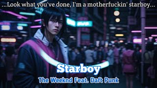 The Weeknd  Starboy Feat Daft Punk  Lyrics [upl. by Ahsiadal797]