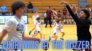 Cash Daniels Vs Cooper Zachary SCHOOL BALL Riverside vs Fall Creek Jr High Aj Eikenberry Game Winner [upl. by Peltier]