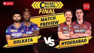 IPL 2024 Final Live Clash of Champions SRH Vs KKR Preview  Cricket Calling [upl. by Groeg450]