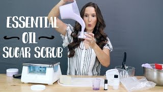 Easy Sugar Scrub Recipe DIY with Essential Oils [upl. by Urian]