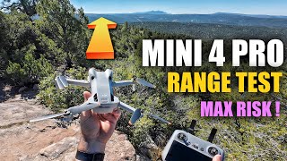 DJI Mini 4 Pro RANGE TEST  HOW FAR Will it GO  Fly More Combo PLUS Batteries and RC2 [upl. by Crooks]