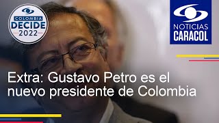 Extra Gustavo Petro es el nuevo presidente de Colombia [upl. by Joliet]