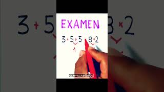 Examen youtubeshorts youtube matemática [upl. by Ahcorb]