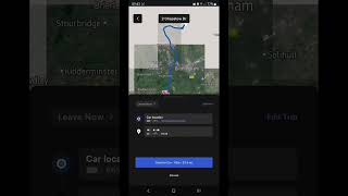 Tesla  model 3  sending destination from widget app to car tesla teslamodel3 [upl. by Cote]