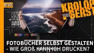 Wie groß kann ich Fotos drucken  09  Fotobuch selbst gestalten 📷 KrolopampGerst [upl. by Gene]