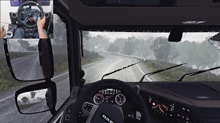 Logs Delivery  Euro Truck Simulator 2  Logitech g29 gameplay [upl. by Eulalie]