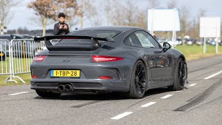 Porsche 991 GT3 with MBRP Exhaust  Accelerations Downshifts amp Revs [upl. by Carlock]