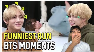 BTS FUNNIEST MOMENTS REACTION [upl. by Atirat]