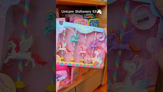 UNICORN STATIONERY 🦄🔮🖍 schoolsupplies stationery [upl. by Namsaj]