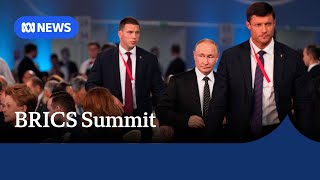 Vladimir Putin hails BRICS as key to multipolar world order  ABC NEWS [upl. by Eelame]