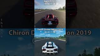 The Crew 2  Agera R 2012 vs Chiron SS 300 Divine Edition 2019 Drag Race Max Upgrades NOS [upl. by Schifra300]