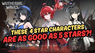 The Best 4 Star Characters You Need To Build HUGE Early Game Boost For F2P  Wuthering Waves [upl. by Nnaecarg]