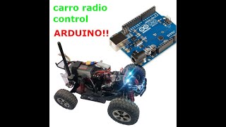 CARRO RADIO CONTROL basado en ARDUINO y antenas Nrf24l01 arduino radiocontrol [upl. by Derek596]