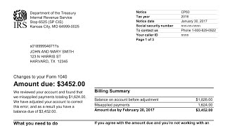 How to understand your CP60 Notice The IRS misapplied a tax payment to your account [upl. by Kcirreg]