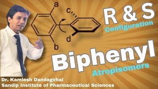 R amp S configuration in Biphyenyl Atropisomer [upl. by Llertnac902]