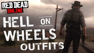 HELL ON WHEELS Outfits in Red Dead Online [upl. by Rog]