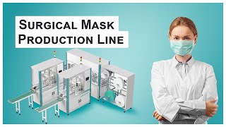 Surgical Mask Production Line  Produktionslinie OPMundschutzmaske  ruhlamat GmbH  PIA Automation [upl. by Mariano]