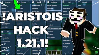 💚 HACK ARISTOIS 1211 PARA MINECRAFT Fácil de Usar Xray Kill Aura y 50 opciones [upl. by Arno]