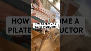 How to become a Pilates instructor 👸🏼 pilates pilatesinstructor balancedbody [upl. by Fu]