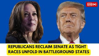 quotRepublicans Reclaim Senate as Tight Races Unfold in Battleground Statesquot [upl. by Latrena543]