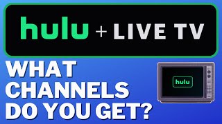 Hulu Channels  What Channels Do You Get On Hulu Live TV  Complete Station List for Hulu Live TV [upl. by Gilbert]