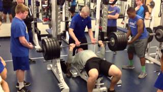 Braden Smith Bench Press [upl. by Ylurt]