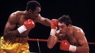 Thomas Hearns vs Juan Damingo Roldan  Highlights All Out WAR [upl. by Dietsche]