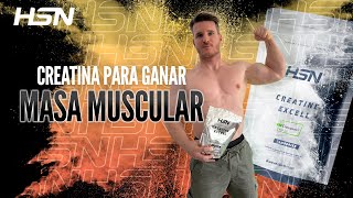 Cómo tomar creatina para ganar masa muscular 💪 [upl. by Lovel]