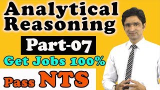 Analytical Reasoning Tips and Tricks in Urdu  Hindi  Part 07 [upl. by Adnaram]