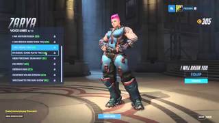 Overwatch Japanese Voice Lines  Zarya [upl. by Eseer477]