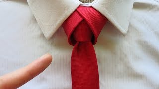 How to tie a tie  Tulip necktie knot tutorial [upl. by Harelda]