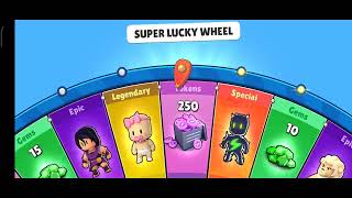 Stumble guys otváranie 7 super lucky wheels [upl. by Ennaxor]