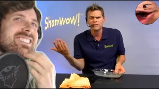 Forsen Reacts  ShamWoW Commercial Original [upl. by Tamer]