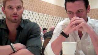 Kellan Lutz and Luke Evans Interview  Immortals Part 2 of the interview [upl. by Nyrroc]