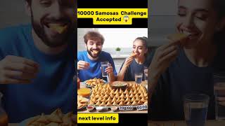 10000 Samosas Challenge Accepted😱shorts shortsfeed youtubeshorts ytshorttrending viralvideo [upl. by Rialb975]