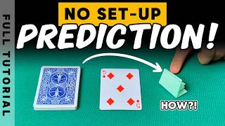 Stunning Prediction Master This Easy SelfWorking Card Trick Tutorial [upl. by Airdnaid]