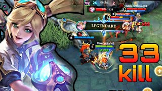 33 Kill No Death Layla Top 1 Global Build [upl. by Aihsia236]